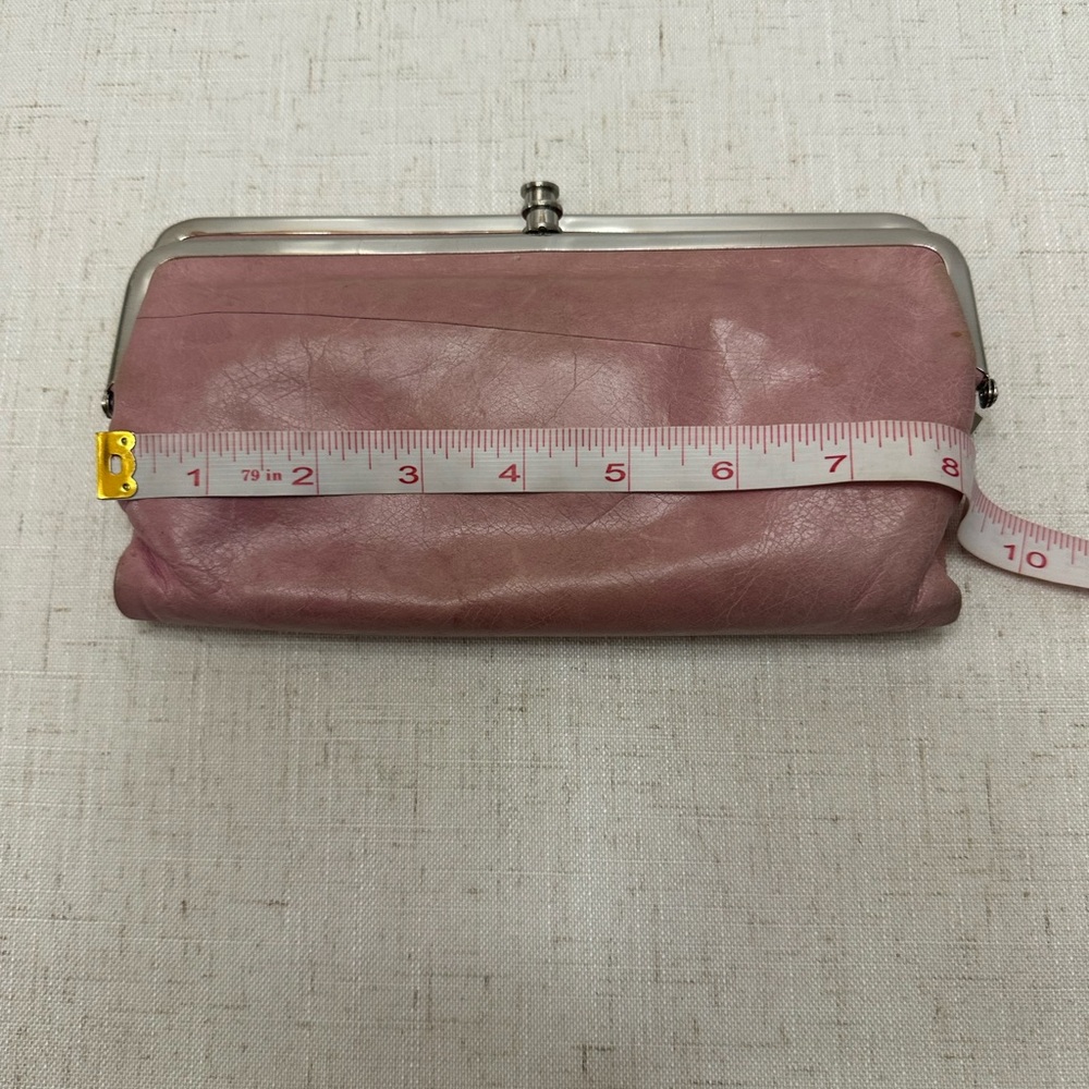 HOBO Blush Pink Wristlet with Metallic Trim - Picture 11 of 13